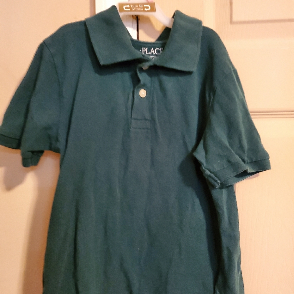Green uniform polo